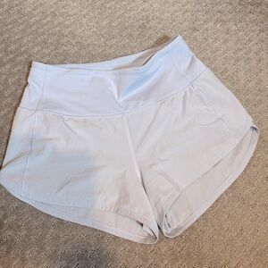 Lululemon speed up shorts. Ultra high rise. 3” inseam. Lavender.